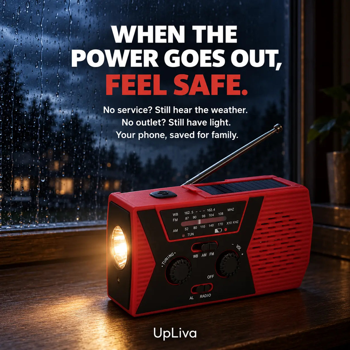 Upliva™ Emergency Weather Radio