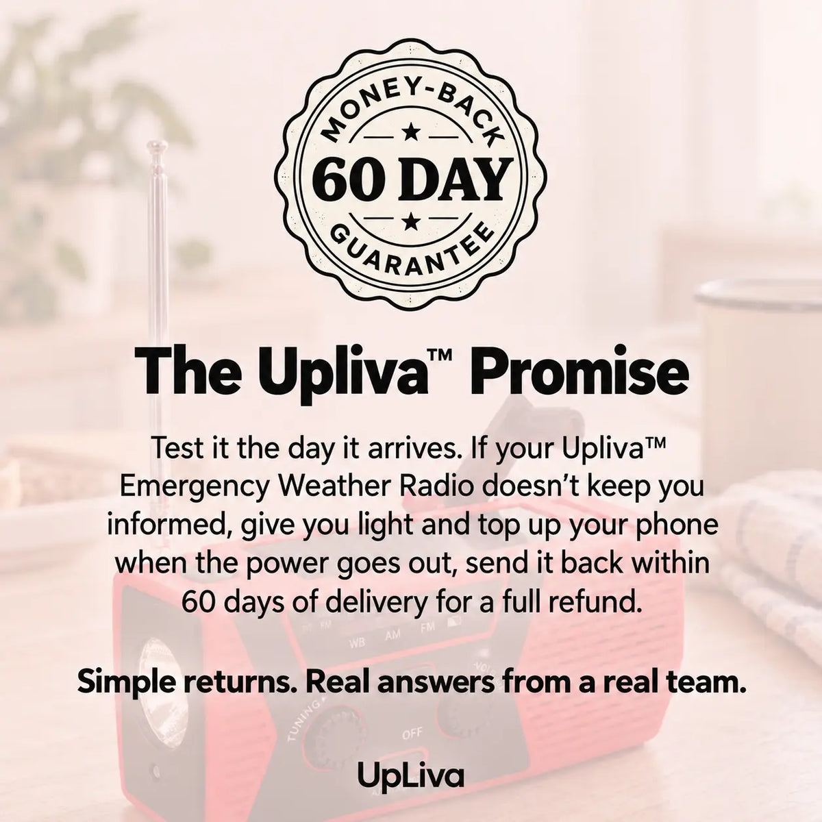 Upliva™ Emergency Weather Radio
